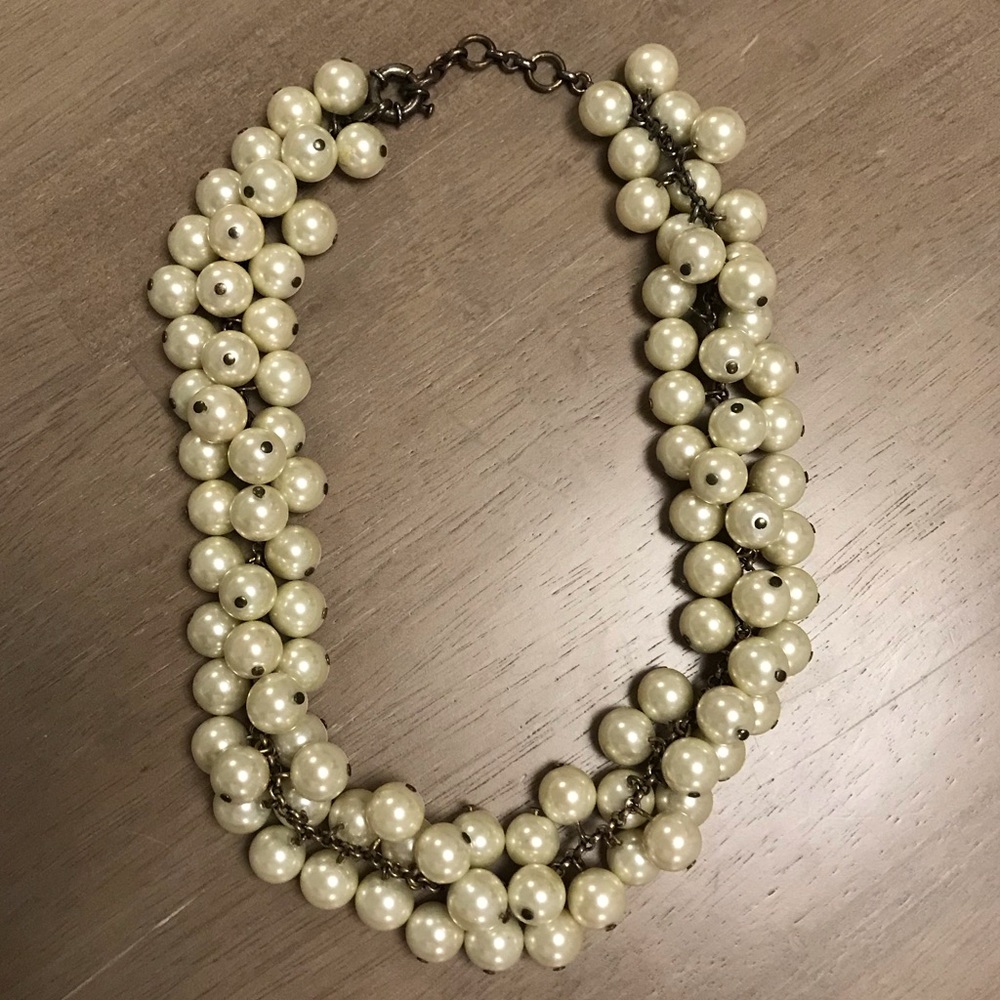 JCREW double strand pearl necklace